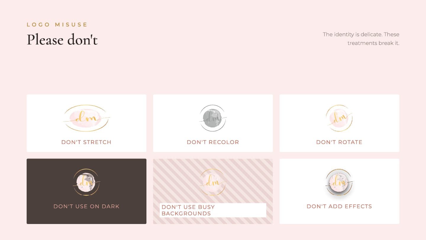 Dikra Madjdouline brand guidelines — page 7